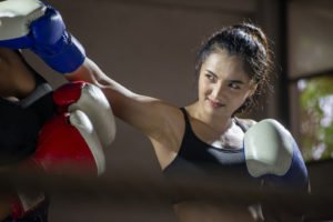 Undergoing a face slimming treatment in Singapore