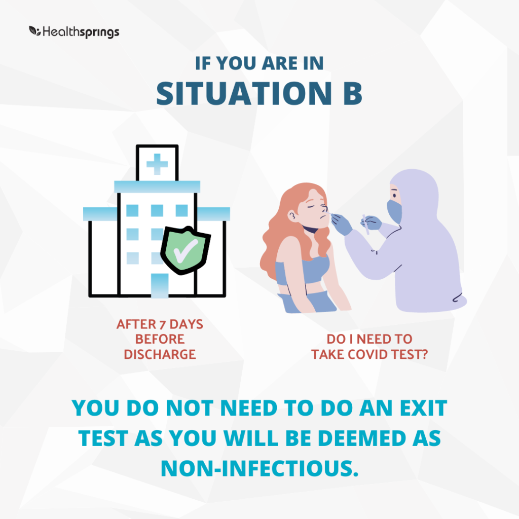 If I am still tested COVIDpositive after 7 days, can I still go back