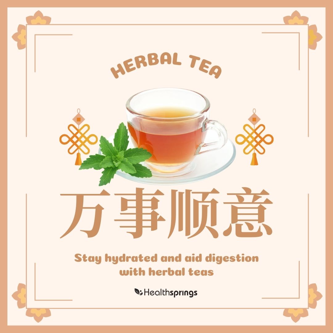 Herbal tea and green tea
